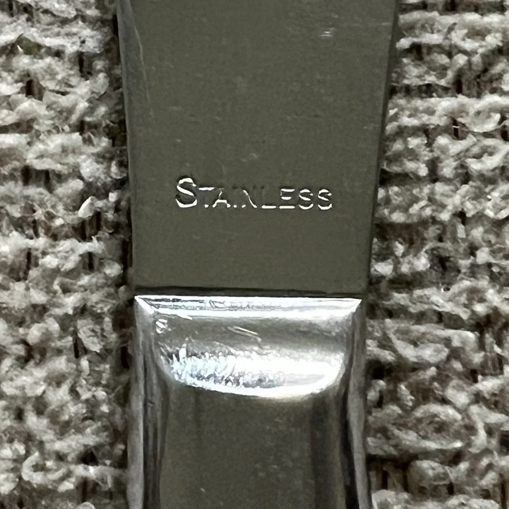 Silco Stainless USA Table‎ Knife Floral Scroll Pattern Vtg Flatware Silverware